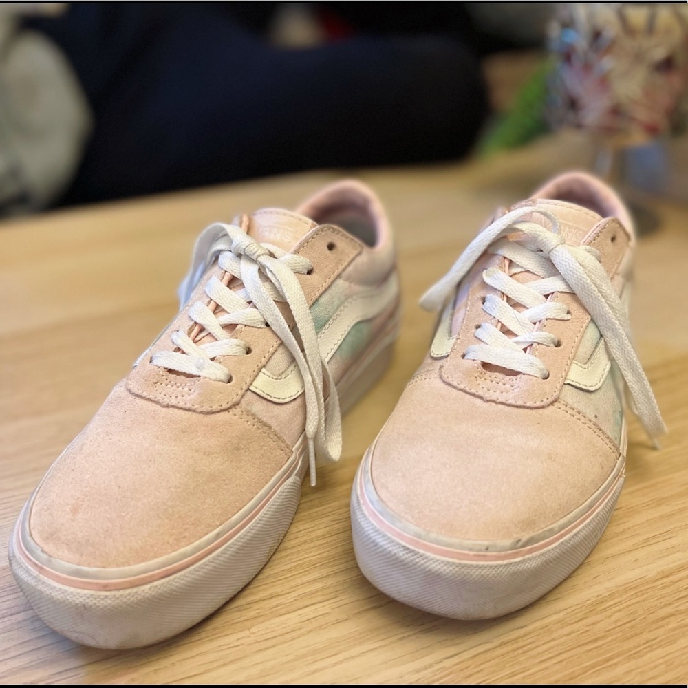 Vans pink shoes
